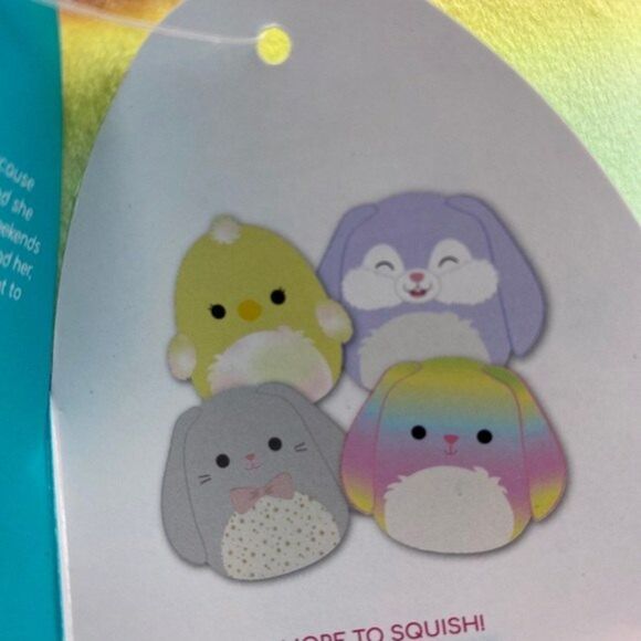 Squishmallows Danya The Rainbow Bunny 12" Plush Toy - Picture 6 of 8